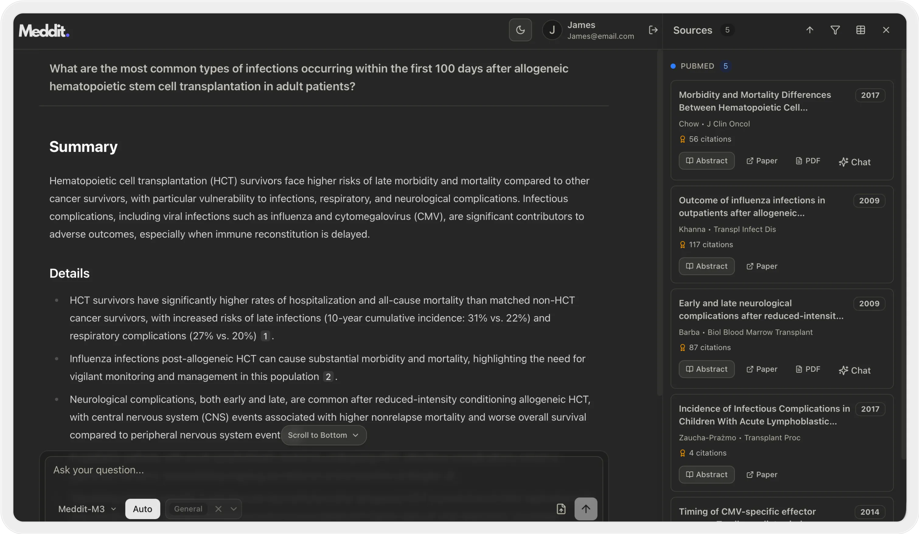 Meddit Web App - Advanced Clinical Decision Support