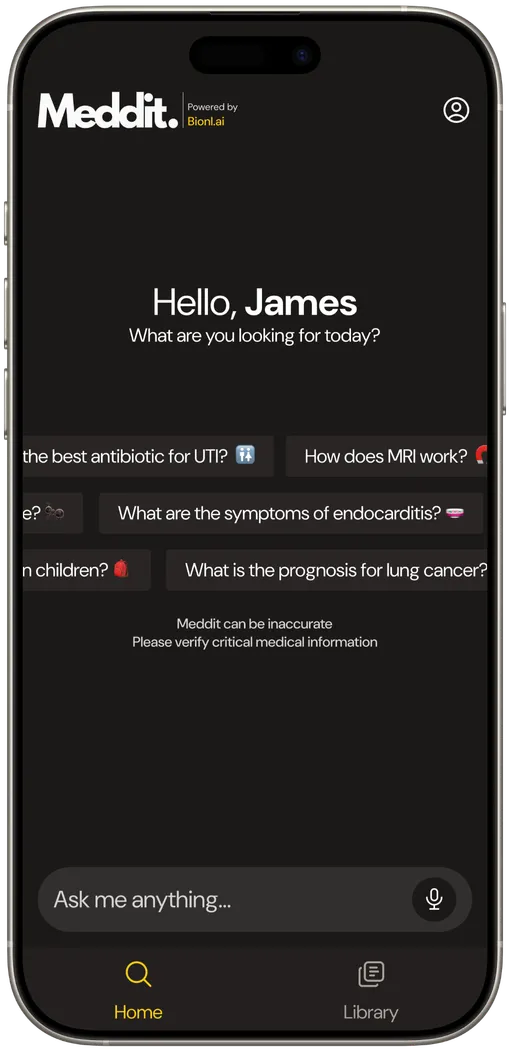 Meddit Mobile App - Revolutionize Your Clinical Decisions